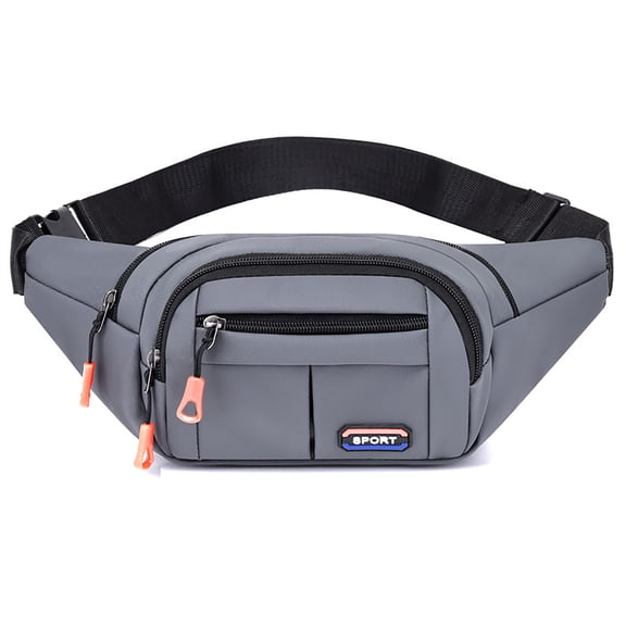 VALSEEL Clearance Waist Bag Men's Large-capacity-body Bag Retro Sports Chest Bag