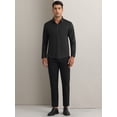 thumbnail image 2 of DARING DIVA Men's Soft Long Sleeve Button Down Business Formal Dress Shirt S Black, 2 of 5