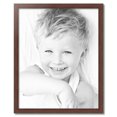 thumbnail image 2 of ArtToFrames 28" x 35" Honors Mahogany with Gold Picture Frame, 28x35 inch Brown Wood Poster Frame (WOM-5156),  Pack, 2 of 7