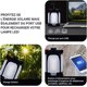 thumbnail image 2 of Lámpara de camping recargable por USB y solar - Lámpara LED recargable plegable e impermeable - 6 modos de iluminación - ideal para acampar Sincero Electrónica, 2 of 5