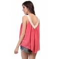 thumbnail image 3 of Sassy Apparel Women's Lace Neck Design Ruffle Fashion Top, 3 of 3