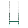 thumbnail image 2 of Machrus Swingan Trapeze Swing Bar with Vinyl Coated Chain - Fully Assembled - Green, 2 of 5