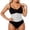 White, variant on Womens Waist Trainer Cincher Heavy Duty Steel Boned Underbust Waspie Corset