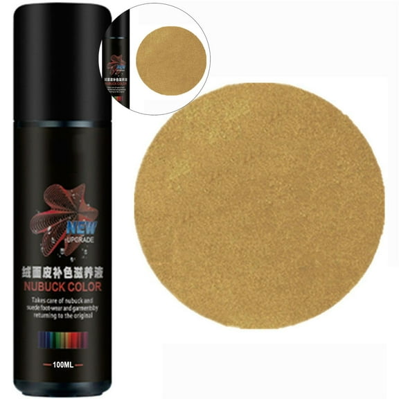 Dvruxg Suede Color Restorer Kit for Shoes, Boots, Bags & Jackets – Faded Color Repair Spray with Applicator, Waterless Leather Cleaner