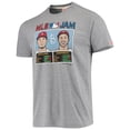 thumbnail image 2 of Men's Homage Yadier Molina & Nolan Arenado Gray St. Louis Cardinals MLB Jam Tri-Blend T-Shirt, 2 of 3