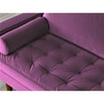 thumbnail image 5 of Uspridefurniture Hazen 69.7'' Velvet Square Arm Sofa, Purple, 5 of 5