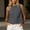 Gray, variant on IUYRTFE Women's Summer Sleeveless Round Neck Loose Fit Tank Top Solid Color Casual Basic Blouse with Stitched Seam Details