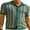 Green, variant on Michellecmm Men Striped Knitted Shirt Single-Breasted Open-Stitch Lapel Neck Tops