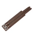 thumbnail image 2 of Baohd Multi-Couleur Double Tour PU Cuir Large Bracelet Manchette Hommes Accessoire Café 1Set, 2 of 6