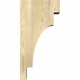 thumbnail image 3 of 6"W x 12"D x 24"H Mediterranean Rough Sawn Corbel, Douglas Fir, 3 of 9