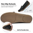 thumbnail image 5 of Ecetana Women's Leather Loafers Classic Slip-On Dress Flats Comfort Office Shoes, 5 of 8