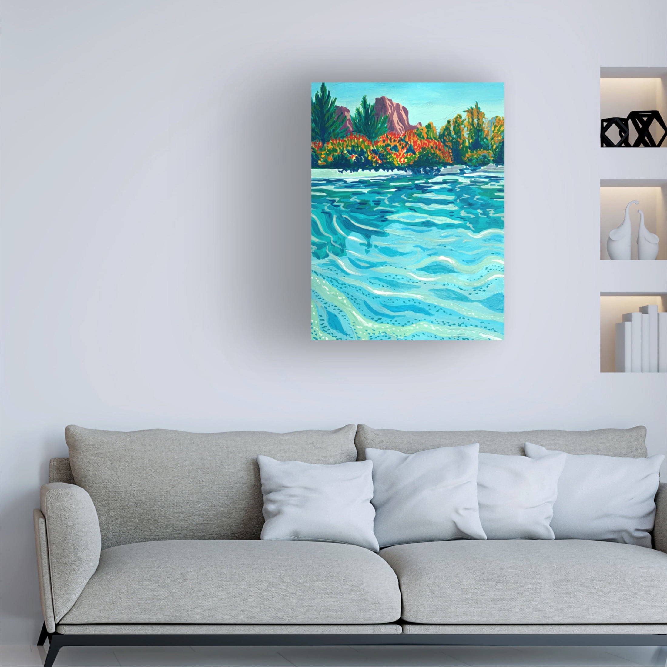 Trademark Fine Art Key and Sea Sedona Canvas Wall Art