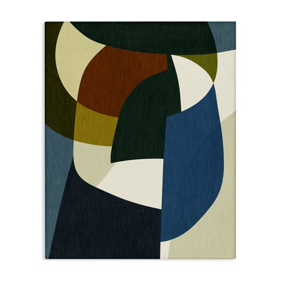 Stupell Industries Modern Asymmetrical Geometric Shapes Canvas Art, 16 x 20, by Victoria Barnes