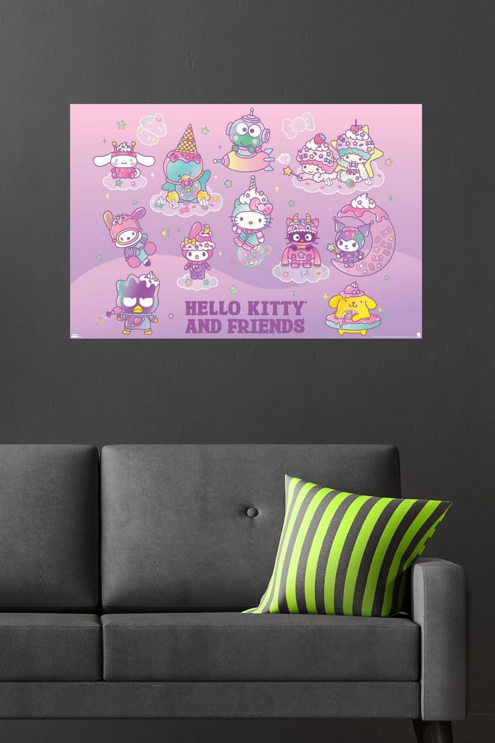 Hello Kitty and Friends: 24 Dreamland - Group Wall Poster, 22.375" x 34"
