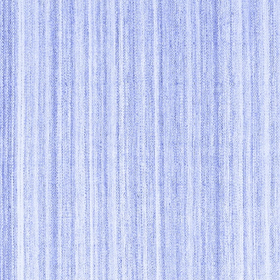 Ahgly Company Indoor Square Solid Blue Modern Area Rugs, 3' Square