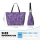 thumbnail image 4 of Disketp Lavender Flowers Bolsa de Playa de Gran Capacidad, Bolso Impermeable y a Prueba de Arena para Mujer, Ideal para Playa, Piscina y Natación, 4 of 7