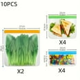 thumbnail image 1 of HLONK 3/8/10/12 Pack Reusable Gallon Freezer Bags Dishwasher Safe  BPA Free Reusable 1 Gallon Bags Silicone  Leakproof Reusable Storage Bags For Marinate Meats  Cereal  Vegetables  Home O, 1 of 7