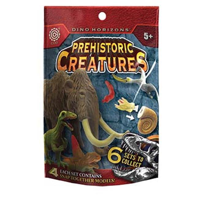 Dinosaurs. pkg #6 TedcoToys  #34130 Prehistoric life 4 pcs 