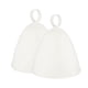 thumbnail image 1 of 2 piezas de gorro de sauna, gorro de ducha para baño, gorro de baño cómodo 2 piezas blancas, 1 of 8