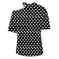 thumbnail image 4 of Women's One Shoulder T Shirts Tops Short Sleeve Boho Printed Trendy Basic Shirts Tunic Dressy Casual Beach Blouses, 4 of 5