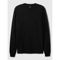 thumbnail image 4 of Camiseta GAP para hombre de manga larga, suave, negra, XL, 4 of 4