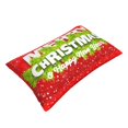 thumbnail image 3 of Bixox Merry Christmas Printed Pillow Protector,Super Soft Ideal for Home,Guests,Rentals - 14"x20", 3 of 8