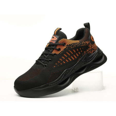

Steel Toe Shoes for Men Lightweight Industry & Construction Safety Work Shoes Indestructible Sneakers