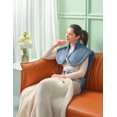 thumbnail image 5 of Heating Pad for Neck and Shoulders, 35" x 27" Extra Large Back Pain Relief Electric Heating Wrap, Dry & Moist Heat Therapy, 6 Temperature Settings, Machine Washable, 2 Hours Auto Shut-Off, 5 of 8