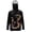Black Cat Butterfly, variant on SEANATIVE Men's Outdoor Fishing Hoodie Sun Protection with Face Cover, Lightweight Portable Sun Block Top UV Protection Hooded Tops, 3XL, Corgi Schnauzer Yorkie Chihuahua Dog Print
