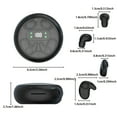 thumbnail image 3 of Invisible Mini Sleep Earbuds, 2 Pairs Wireless Bluetooth Earbuds with Long Battery, Hi-Fi Sound, Noise Reduction, Touch Control, Digital Display for Sports Office Sleep, Compatible All Smartphones, 3 of 11