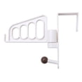 thumbnail image 1 of 1 percha para el hogar, duradera, para puerta, para ropa, sombreros, artículos para el hogar (blanco), 1 of 6