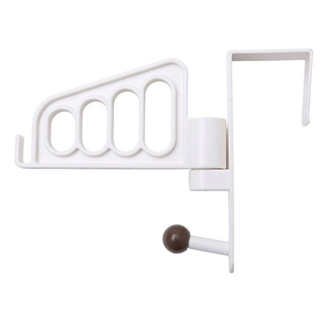 1 percha para el hogar, duradera, para puerta, para ropa, sombreros, artículos para el hogar (blanco)