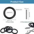 thumbnail image 1 of Replacement Pin and O-ring, Impact Ring and Bearing Stainless Steel Socket Pin, 1 of 4