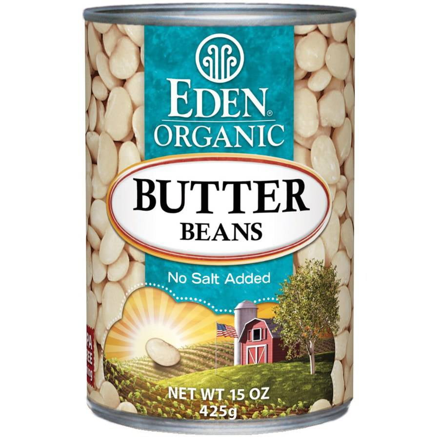 Eden Butter Beans, Organic, 15 Ounce (Pack of 6) by