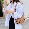 thumbnail image 2 of Bolso de hombro de felpa suave de invierno de moda para mujer Bolso pequeño con estampado de cerezas (H) Likrtyny Para estrenar, 2 of 9