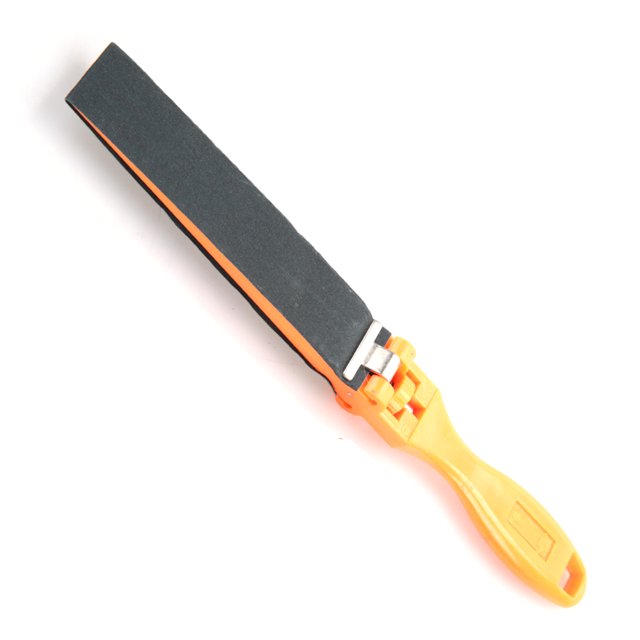 Polishing Sandpaper Ruler Buffing Ruler Jewelry Polishing Tool Sandpaper Ruler Abrasive Grinding Buffing Plastic Accessory 2.5cm