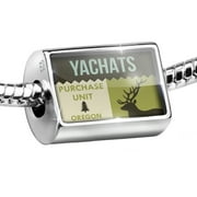 Neonblond Charm National US Forest Yachats Purchase Unit 925 Sterling Silver Bead