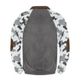 thumbnail image 4 of ZCFZJW Mens Casual Half Zip up Athletic Sweatshirts Vintage Camo Patchwork Long Sleeve V Neck Graphic T-Shirts Loose Lightweight Comfy Pullvoer Tops XXXL, 4 of 4