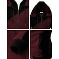 thumbnail image 5 of H2H Mens Casual Slim Fit Zip-up Hoodie Active Zip-up Jackets with Pockets (KMOHOL076), 5 of 6