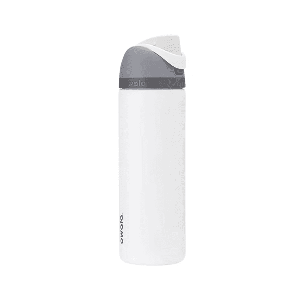 Owala FreeSip: Botella de acero inoxidable aislada con popote, 24 oz (700ml)