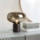 thumbnail image 3 of Lámpara de mesa de mármol, cristal, for estudio, dormitorio, decoración de mesita de noche., 3 of 6