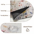 thumbnail image 2 of Spring Flowers Bathroom Rug Washable 2x3 Entryway Rug Non Slip Pastoral Vintage Botanical Floral Front Door Mat Low Pile Indoor Doormat Throw Floor Carpet for Kitchen Bedroom Entrance, 2 of 8