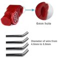 thumbnail image 2 of Lock Stop Lock 100 Pieces Plastic Red Stop Lock Anti-theft Lock Retail Pin Safety Display Lock, 2 of 4