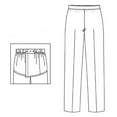 thumbnail image 4 of Adaptive Modesty Cut-Out-Seatless  FLEECE Pants-Unisex Fit, 4 of 4
