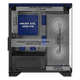 thumbnail image 3 of Gabinete XTREME PC GAMING Crystal Hive Mini Torre 5 Fan ARGB HUB Azul CXT3600BU, 3 of 6