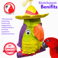 thumbnail image 3 of Bonka Bird Toys 2587 Pinata Parrot Forage Chew Shred Medium Parrot Cage Toy Pet, 3 of 7