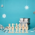 thumbnail image 3 of MRLESS 6-Pack Unfinished Wooden Nutcracker Figures 12cm for Christmas Holiday Decorations and New Year, 3 of 6
