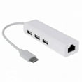 thumbnail image 2 of FVH USB 3.1 Type C USB-C Multiple 3 Ports Hub with Ethernet Network LAN Adapter For Mac Laptop, 2 of 5