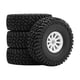 thumbnail image 2 of 4 neumáticos de repuesto para crawler RC a escala 1/10. Accesorios y piezas para neumáticos. Cubo de rueda blanco, 2 of 9