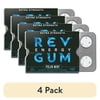 (4 pack) Rev Gum Sugar Free Extra Strength Polar Mint Energy Gum, 6 Pieces